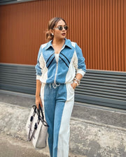 White Denim Coord Sets