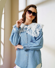 Light Wash Denim Shirt