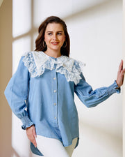 Light Wash Denim Shirt