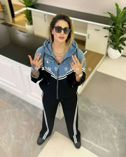 Denim imported coord set