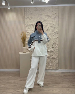 White Denim Coord set
