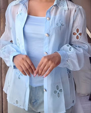Blue Shirt with inner