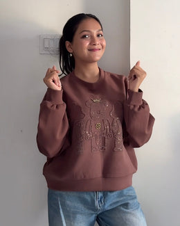 Regal Trio Embellished Sweatshirt