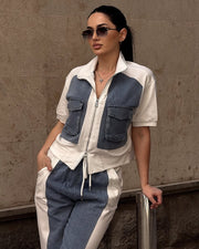 White imported coord set