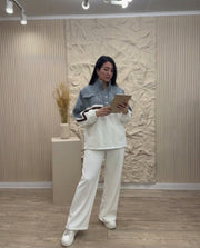 White Denim Coord set