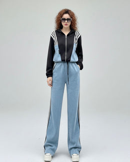 Black Denim coord set