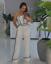 White Tube jumpsuit
