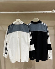 White Denim+cotton shirt