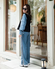 Go Black Denim coord set