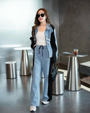 Black Denim Coord Sets