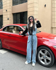 Black Denim coord set