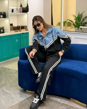 Denim imported coord set