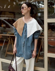 Denim shirt imported