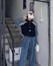 Go Black Denim coord set