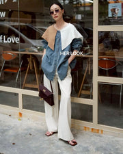 Denim shirt imported