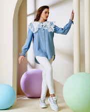 Light Wash Denim Shirt