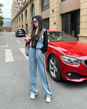 Black Denim coord set