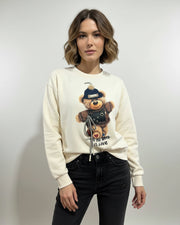 Cream Teddy Bear Sweatshirt