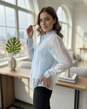 Blue Shirt with inner