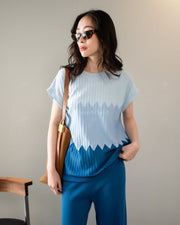 Blue knitted Coords set