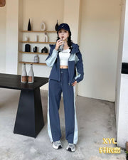 Blue & white Imported coord set