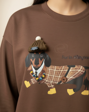Brown Dachshund Sweatshirt