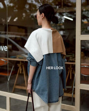 Denim shirt imported