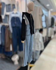 Black Denim coord set