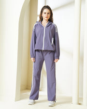 Striped Lavender Coord Set