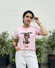 LOVE GIRL pink T-Shirt