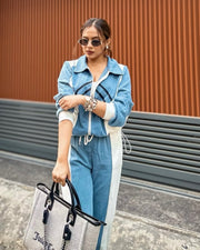 White Denim Coord Sets