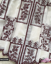 Brown embroidery shirt