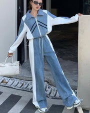 White Denim Coord Sets