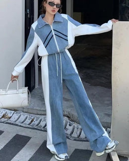 White Denim Coord Sets