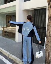 Black Denim Coord Sets